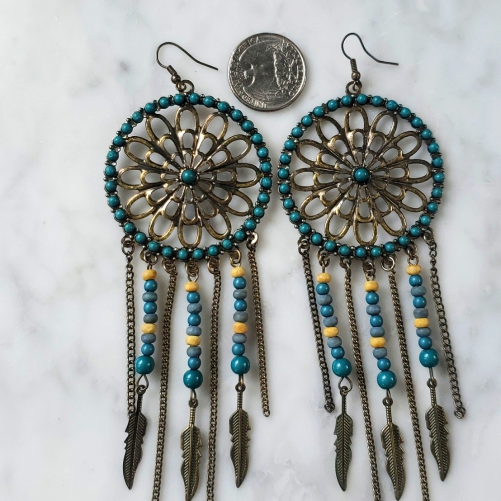 Statement Beautiful Boho Earrings - image 6